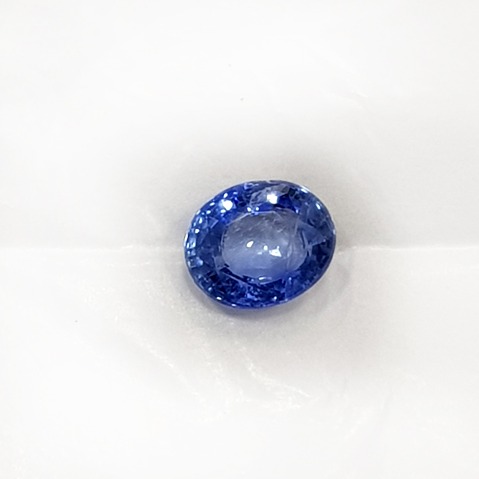 3.58ct round natural blue sapphire-neelam