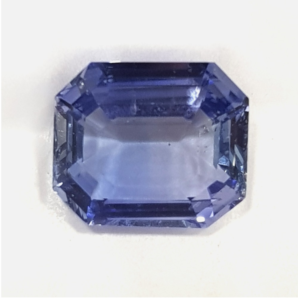 10.69 carat asscher natural blue-sapphire neelam