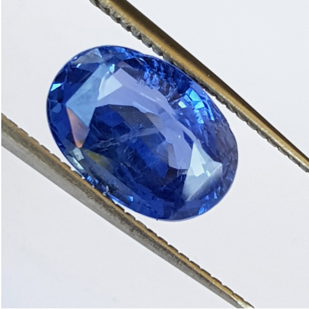 5.01 carat natural oval blue-sapphire neelam