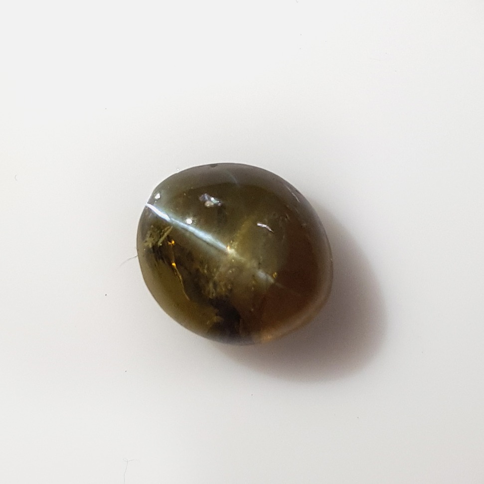 7.30ct round brown cats-eye lahsuniya
