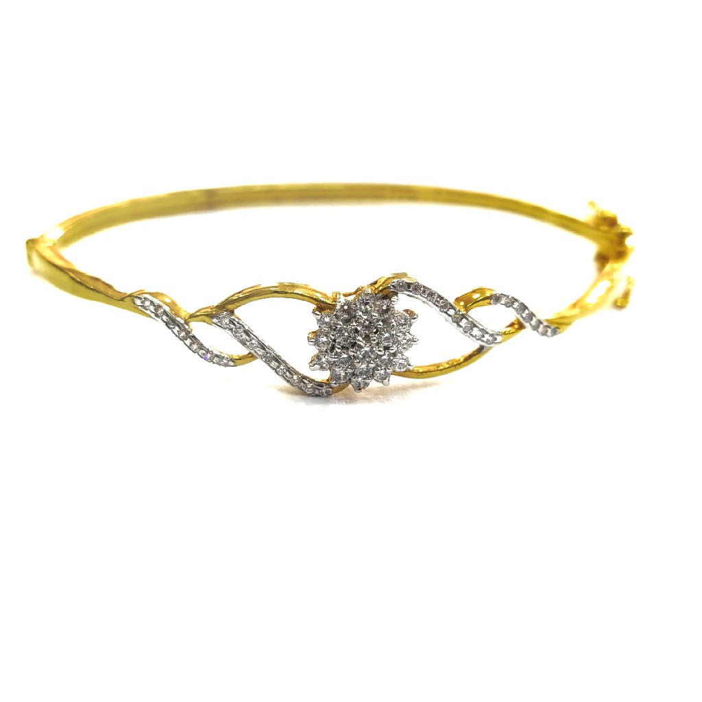 18K GOLD FANCY DAIMOND LADIES BRACELET