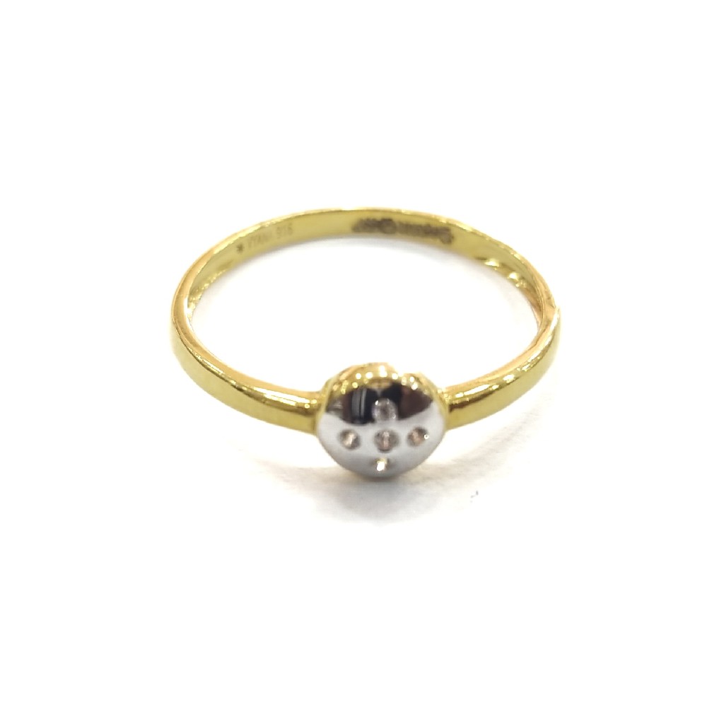 916 GOLD CERTIFIED FANCY LADIES RING