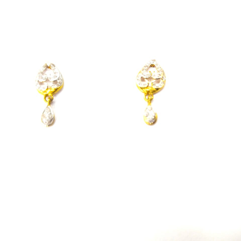 916HM GOLD FANCY LADIES EARRINGS