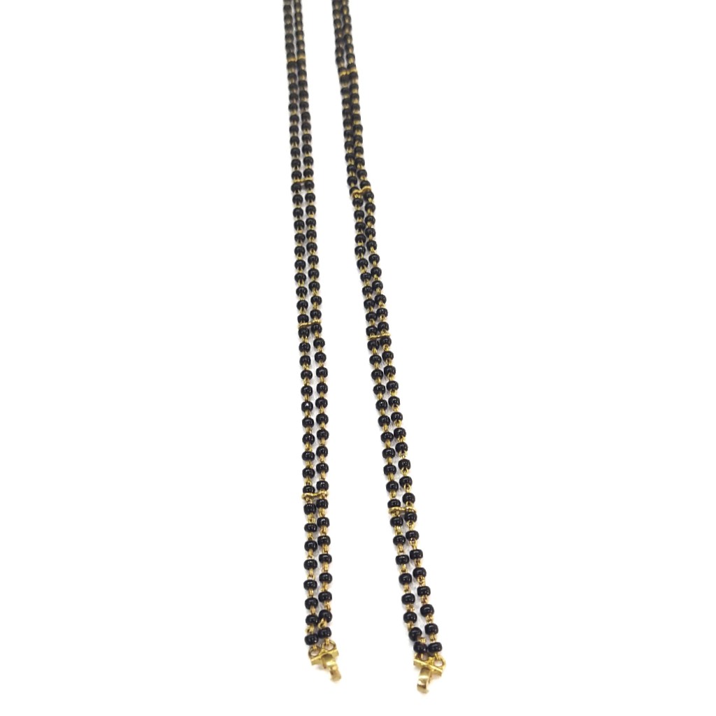 22K GOLD PLAIN MANGALSUTRA SER