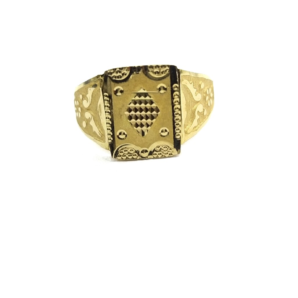22K GOLD PLAIN GENT'S RING