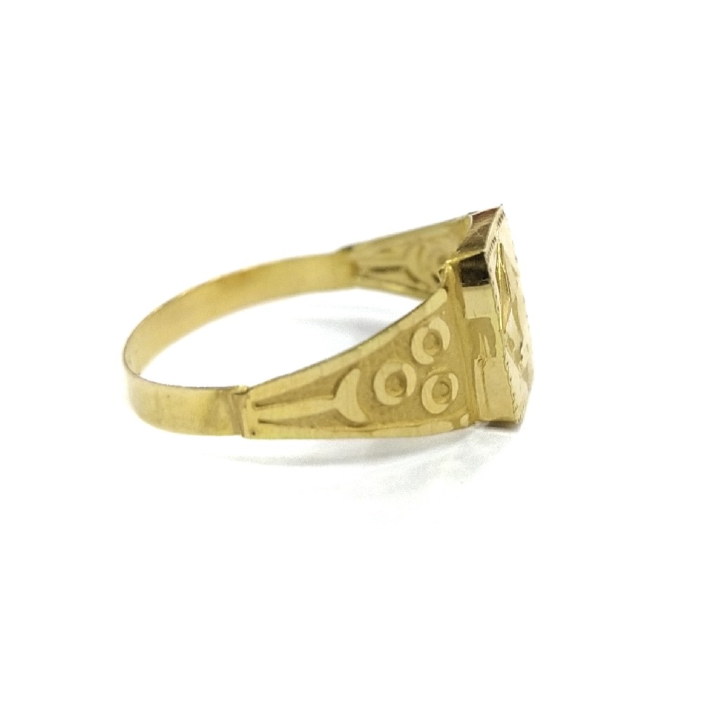 22K GOLD PLAIN GENT'S RING - Image 2