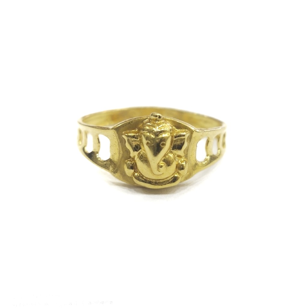22K GOLD SOLLITER GENT'S RING