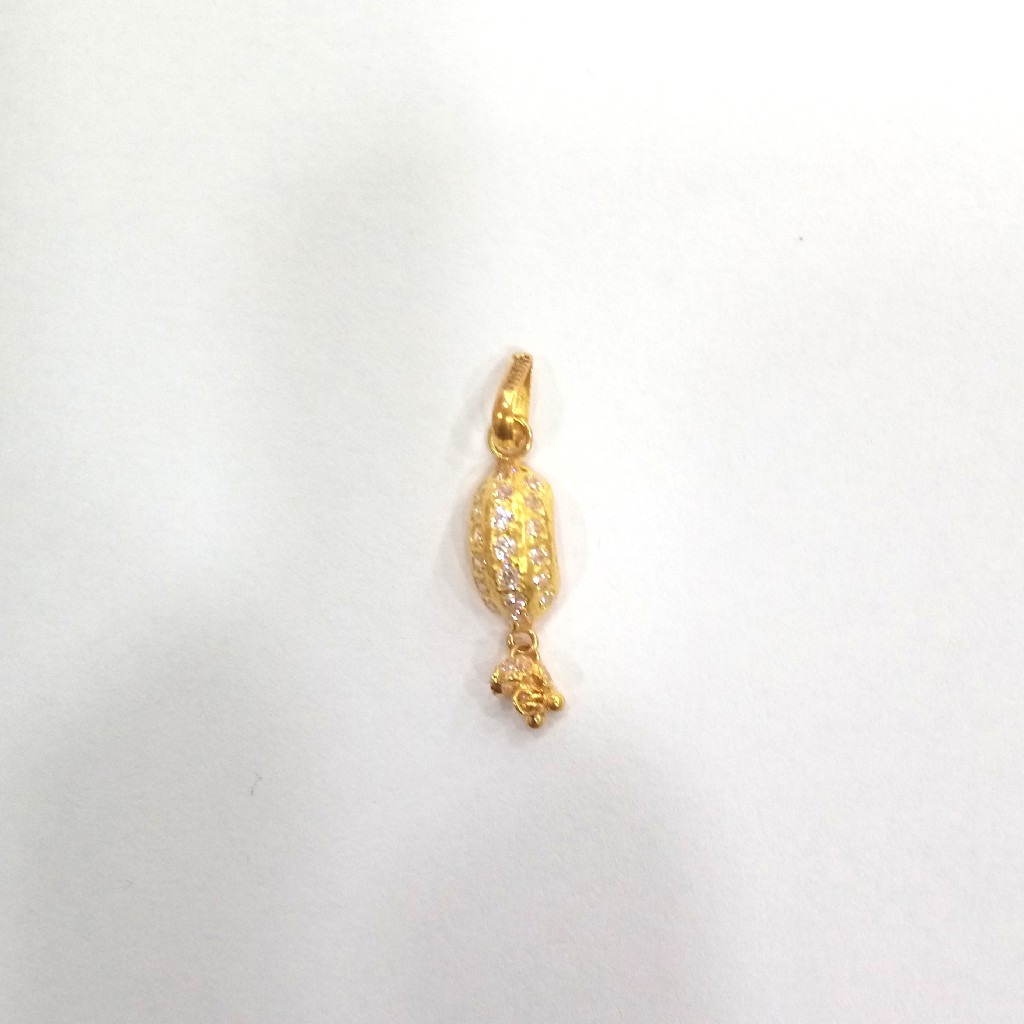 22K GOLD FANCY DIAMOND LADIES PENDANTS