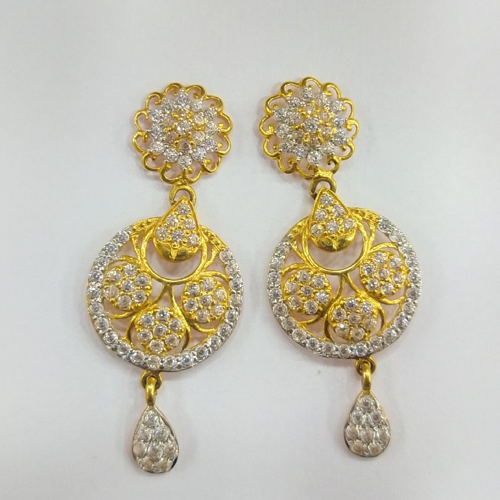 22k gold diamond earrings