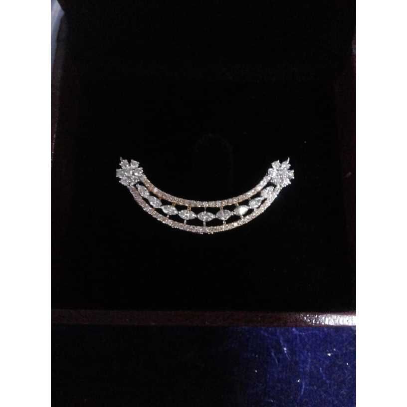 Modern Diamond Ladies Magalsutra Pendant