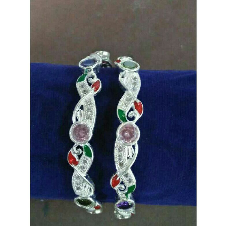 Silver Fancy Bangles