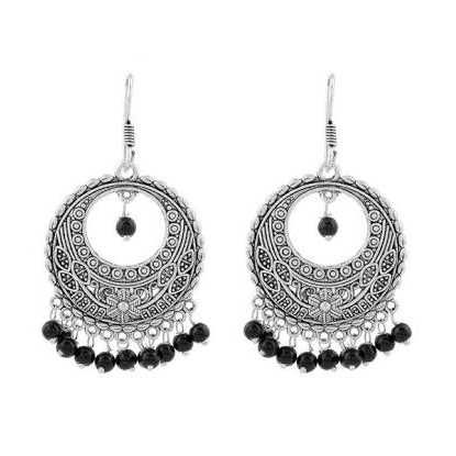 Modern Silver Designer Earring