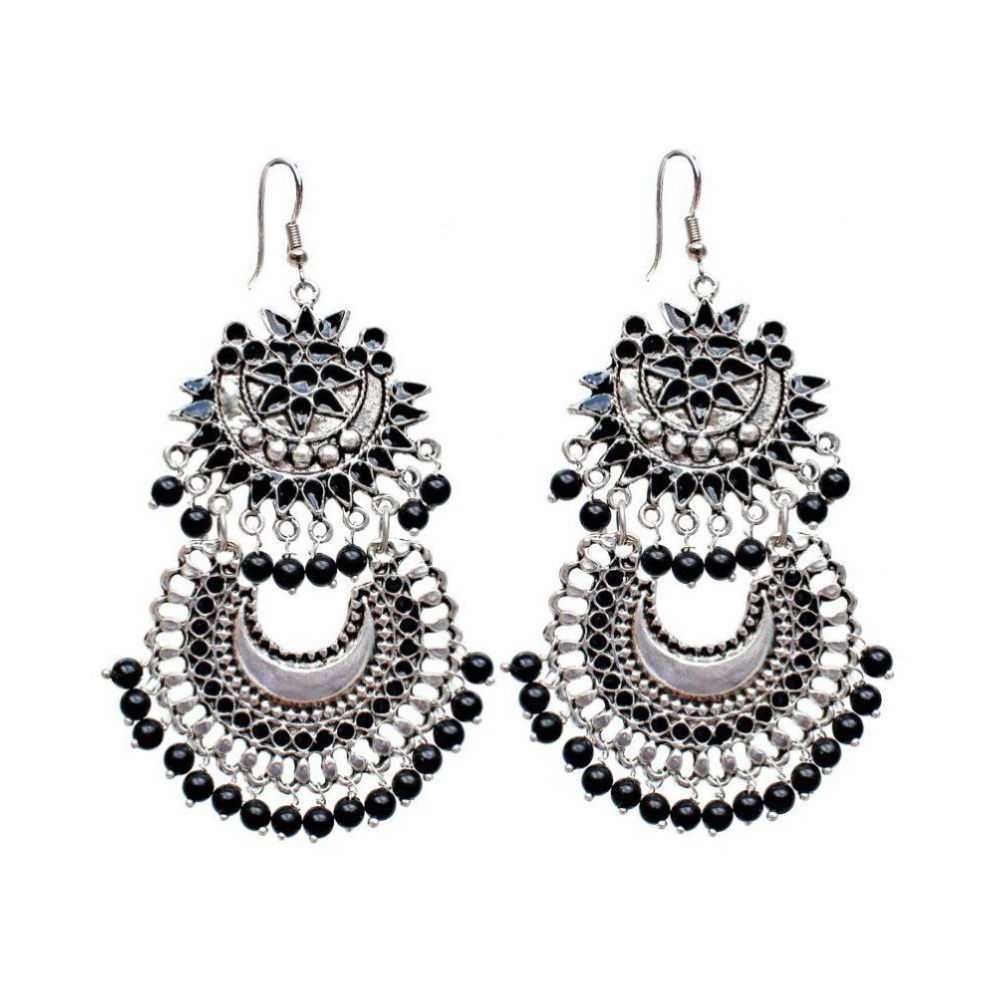 Silver Designer Modern Earring