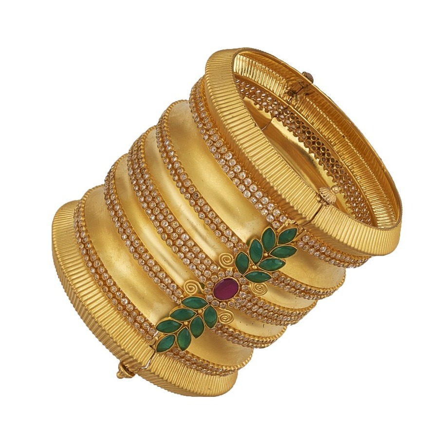 916 Gold Classic Bangle SJ-4758