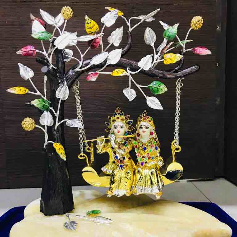 916 Radha Krishan Fancy Gold jhula
