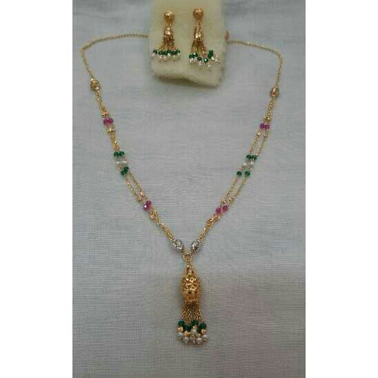 22K Gold Ladies Indian Fancy Moti Dokiya