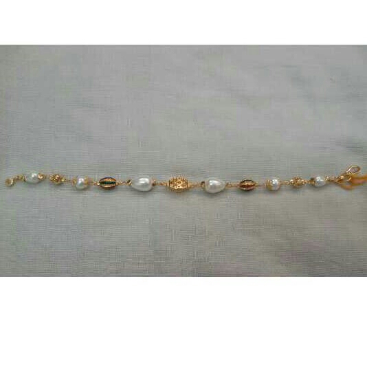 22K Gold Ladies Indian Fancy Moti Bracelet