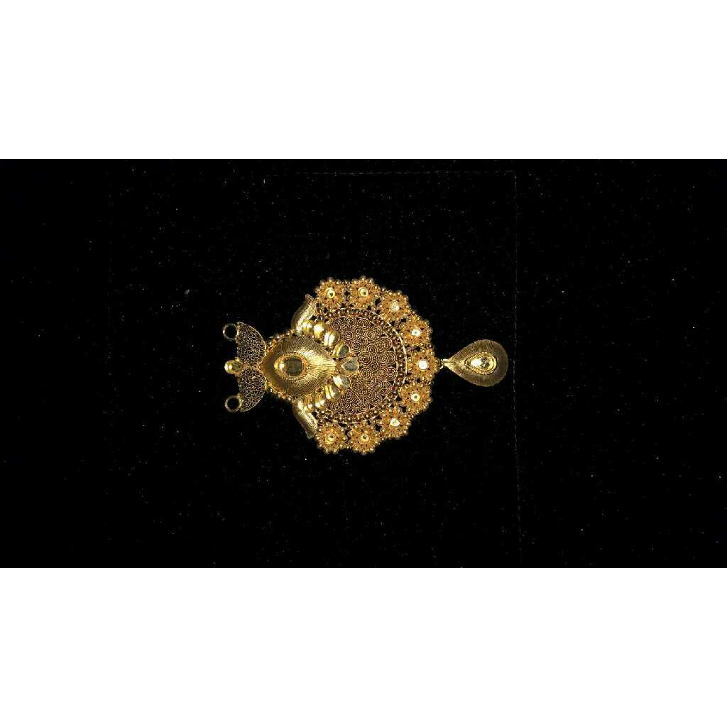 22K / 916 Yellow Gold Polki Mangalsutra Pendant