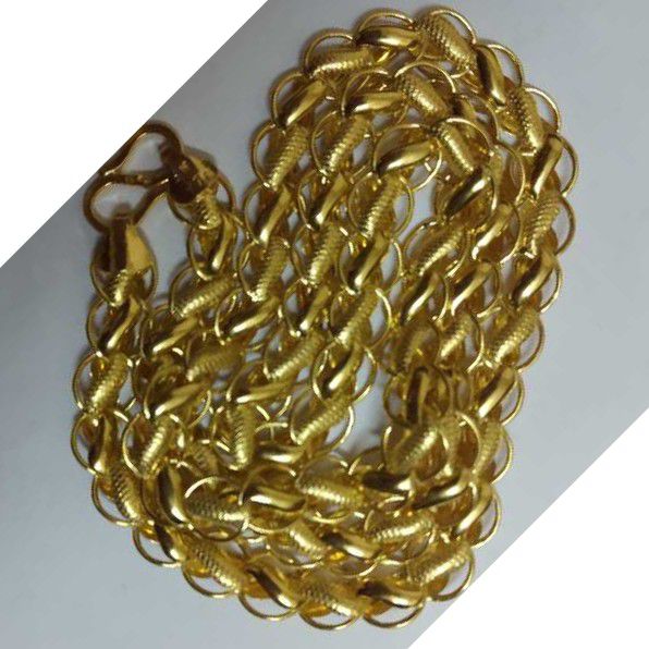 22KT Gold Lotus Chain - Image 2