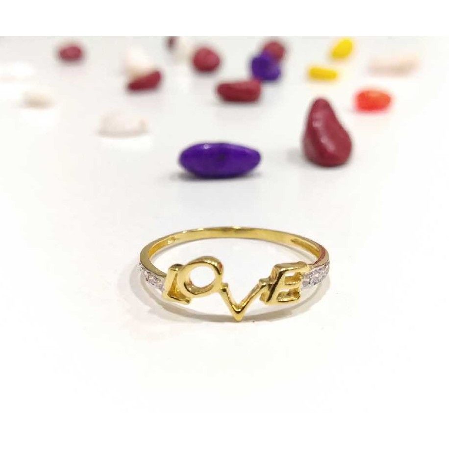 Delicate 916 Gold Ladies Ring