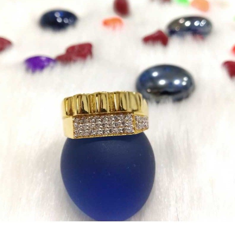 Gold Fancy 916 Gents Ring