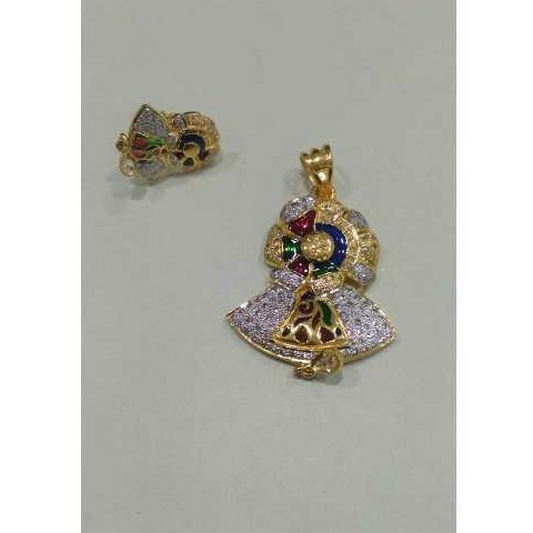 22KT Fancy Ladies Pendant Set