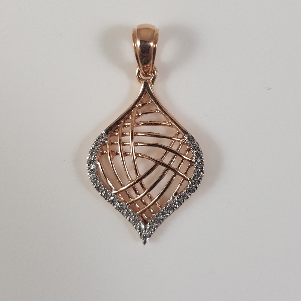 22KT Designer Diamond Pendant