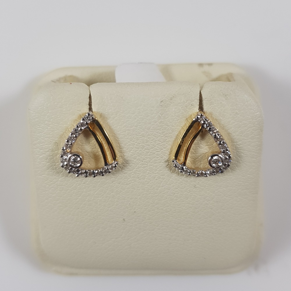 22KT Yellow Gold Ladies  Earrings