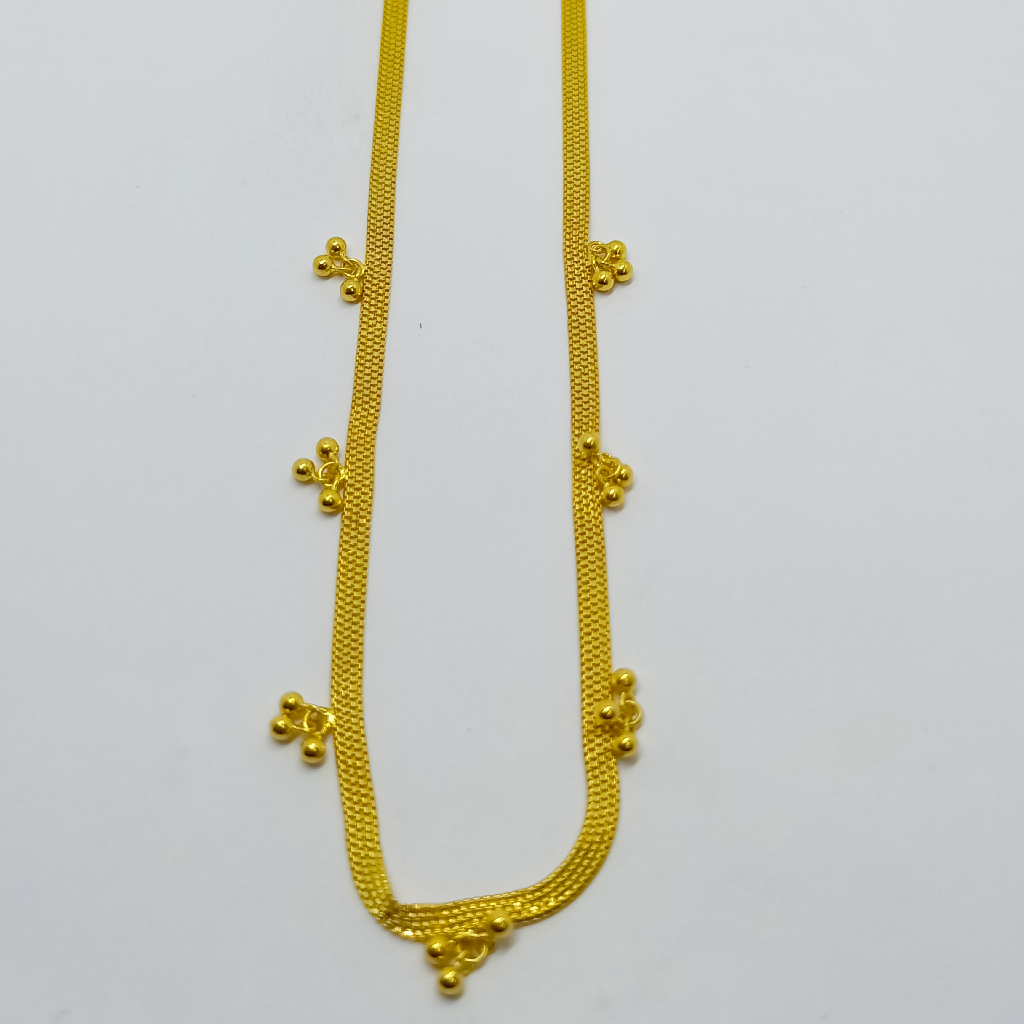 22crt Machine Gold Chain for Ladies