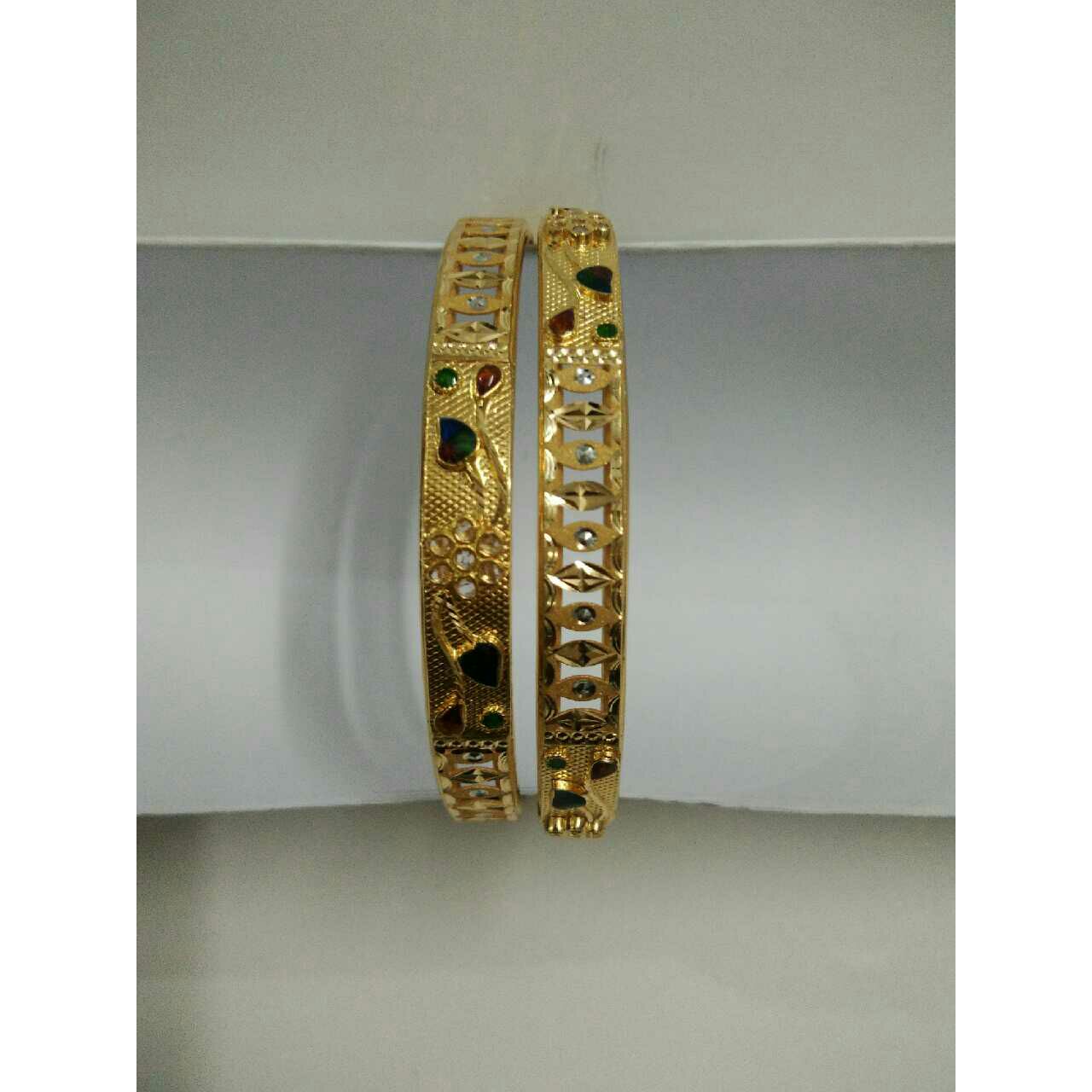 22K / 916 Gold Yellow Antique Copper Kadli