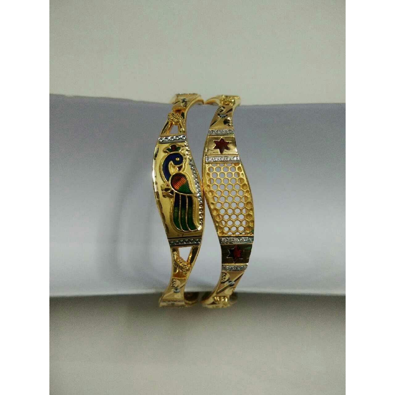 22K / 916 Gold Ladies Indian Attractive Copper Kadli