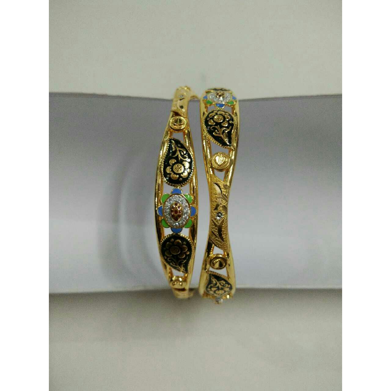 22KT Gold Antique Copper Kadli