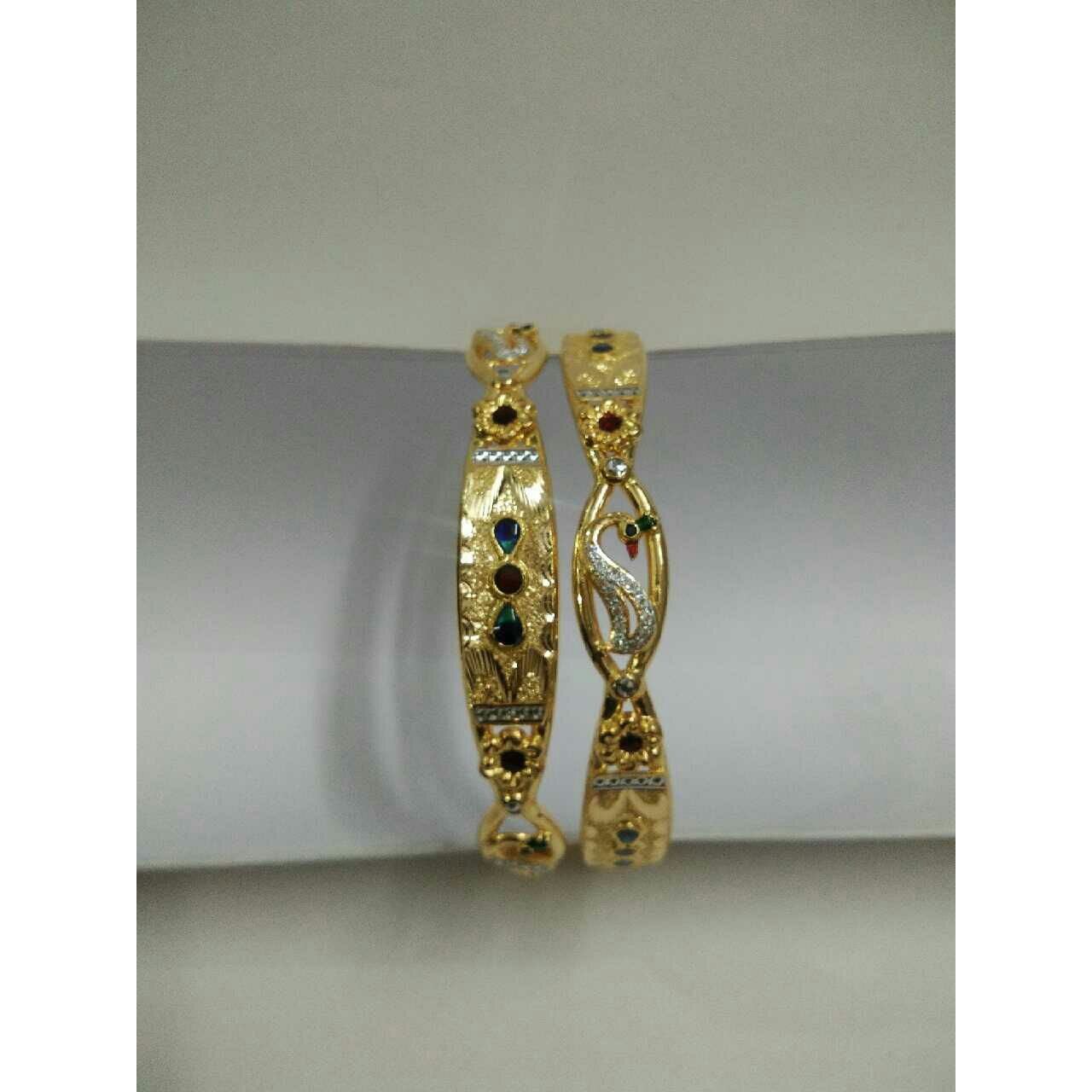 22K / 916 Yellow Gold Peacock Kadli