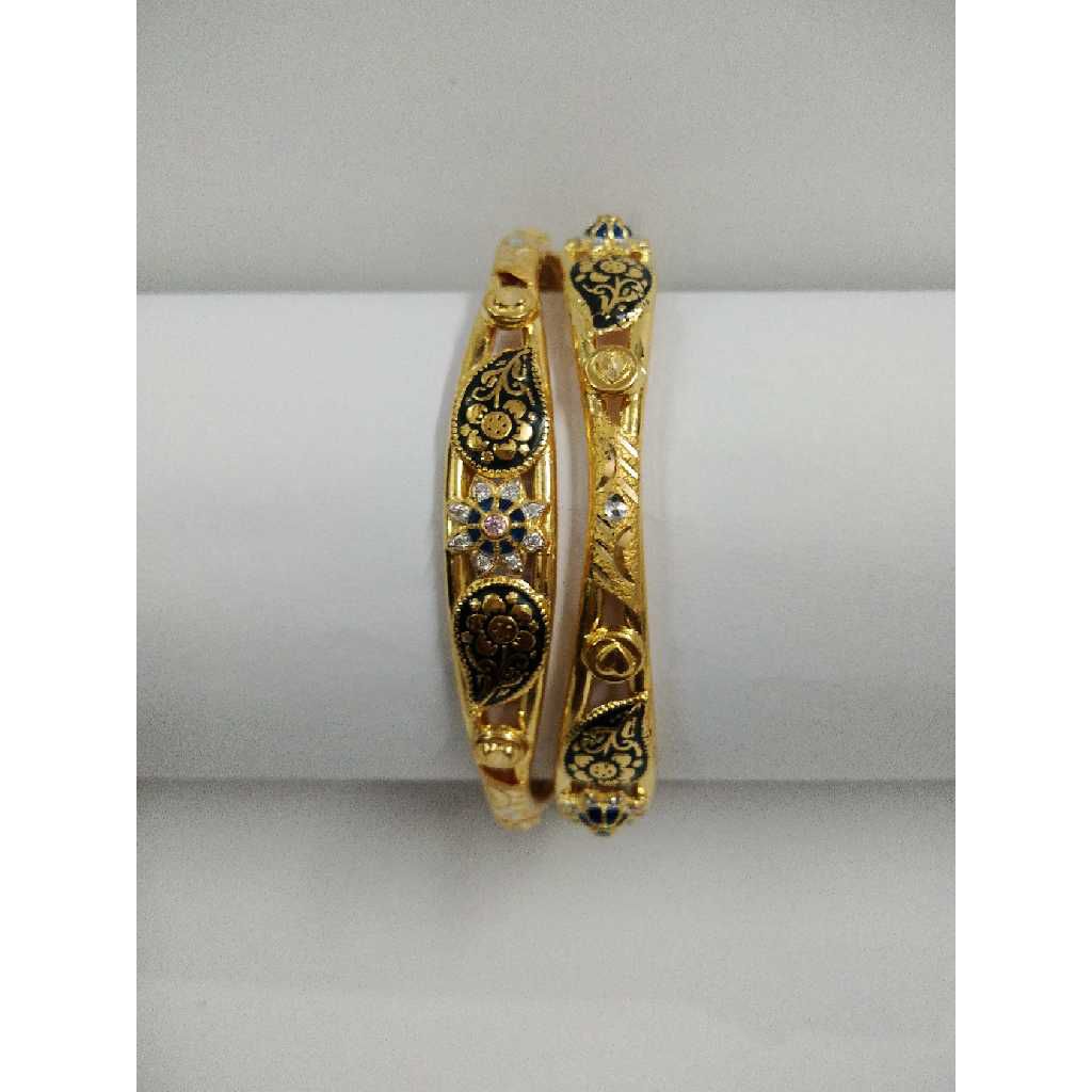 Stylish 22KT Yellow Gold Copper Kada