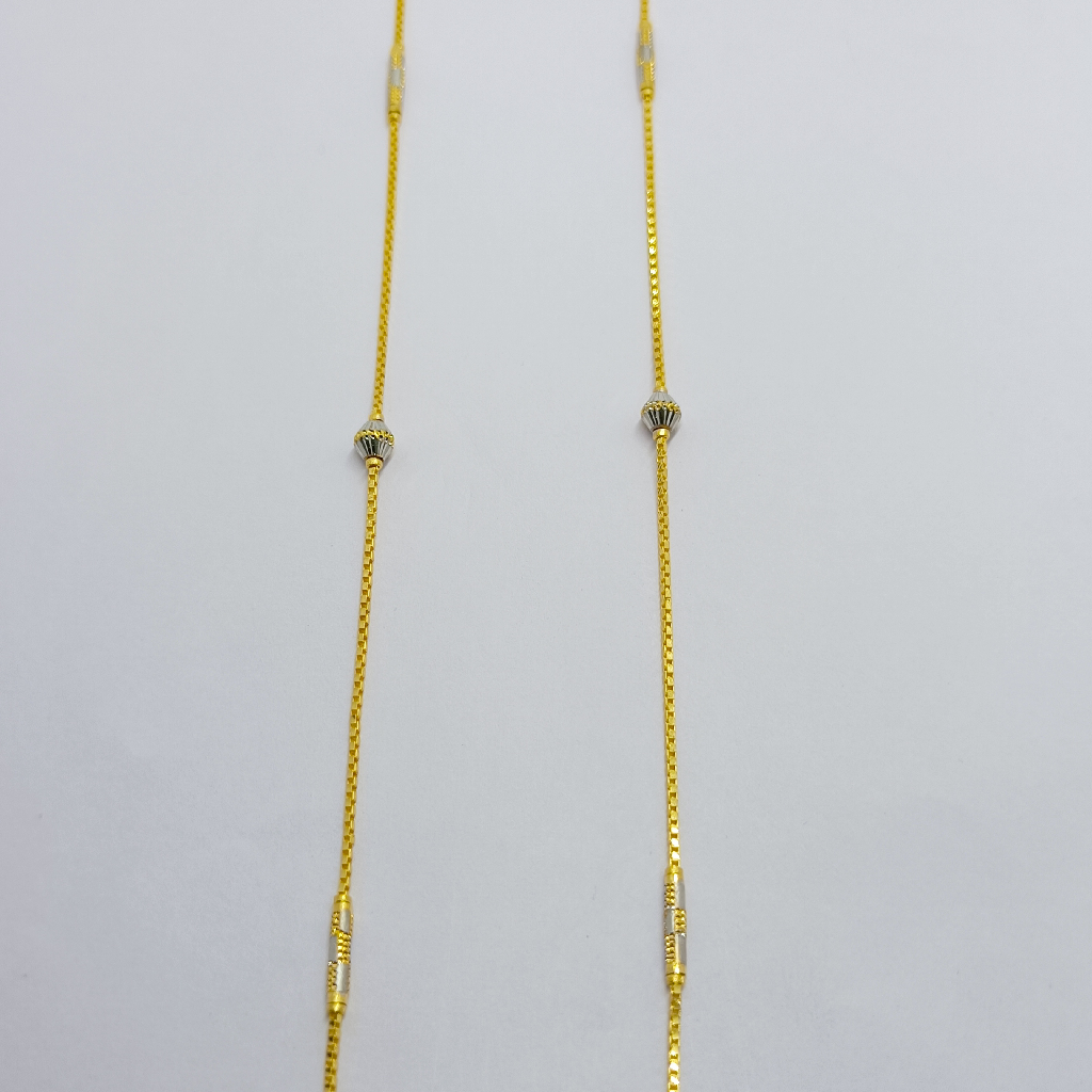 22K fancy gold chain For Women