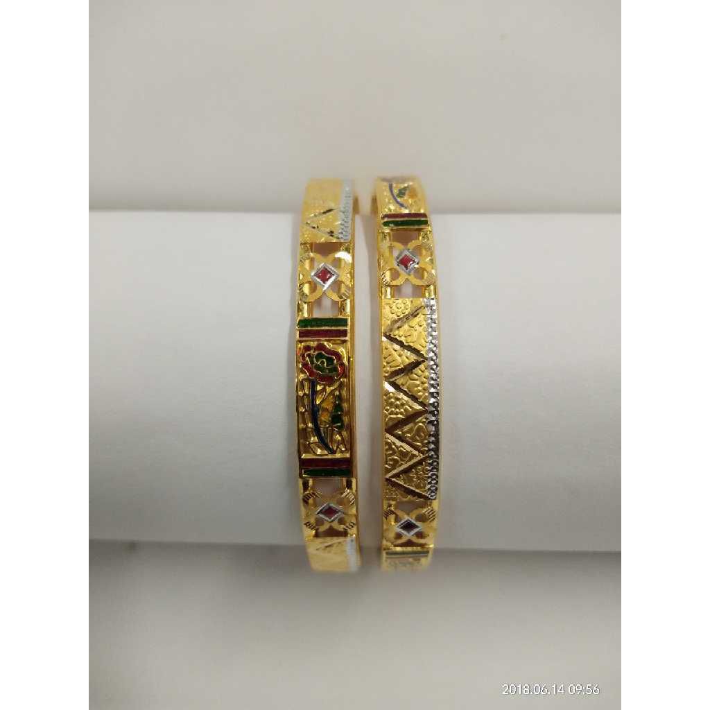 22KT Designer Gold Bangles