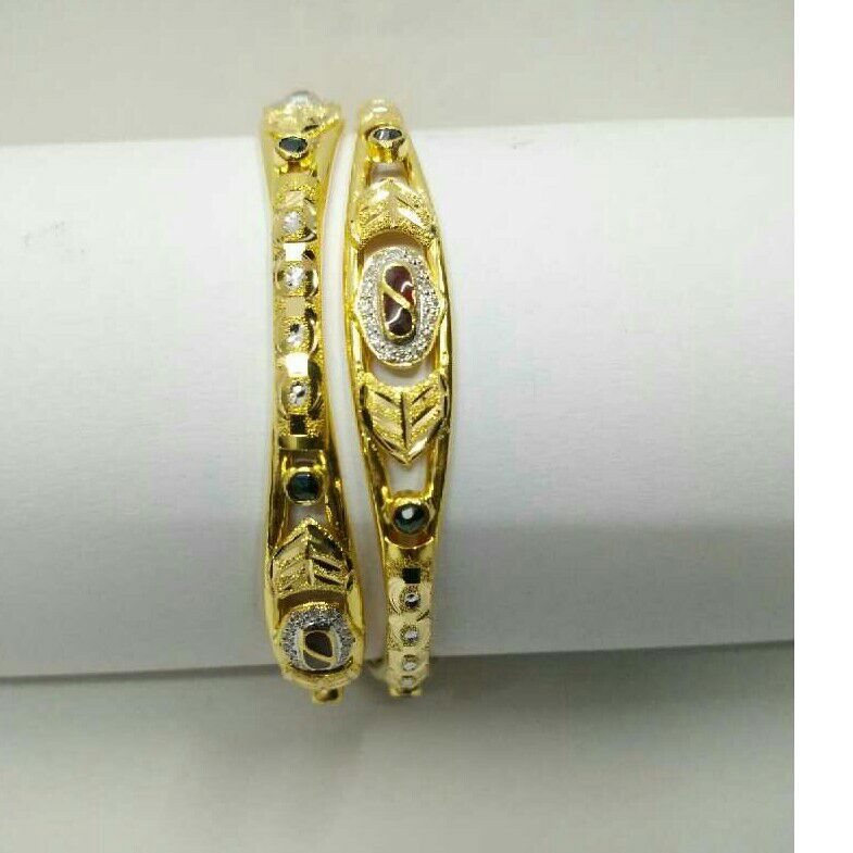 22K / 916 Gold Ladies Antique Copper Kadli