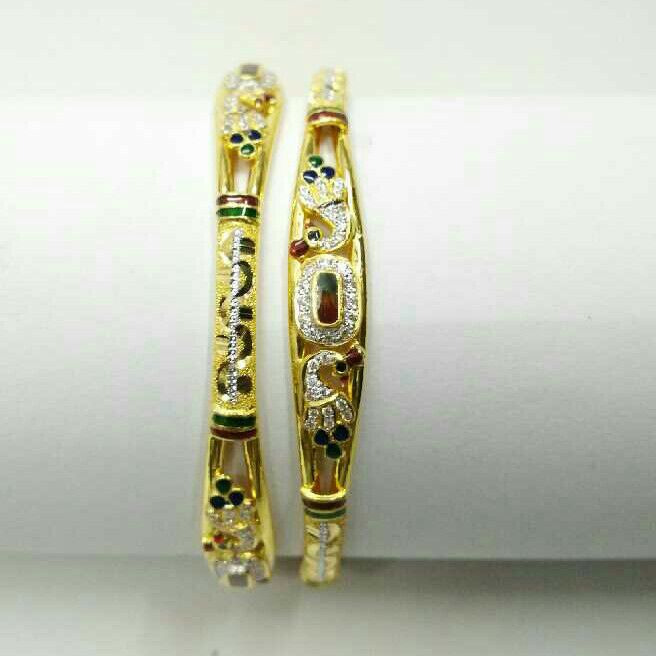 22K / 916 Gold Ladies Classic Copper Bangles