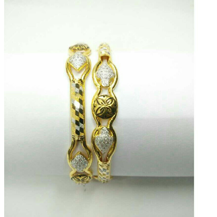 916 Gold Ladies Classic Copper Bangles ( Pieces )