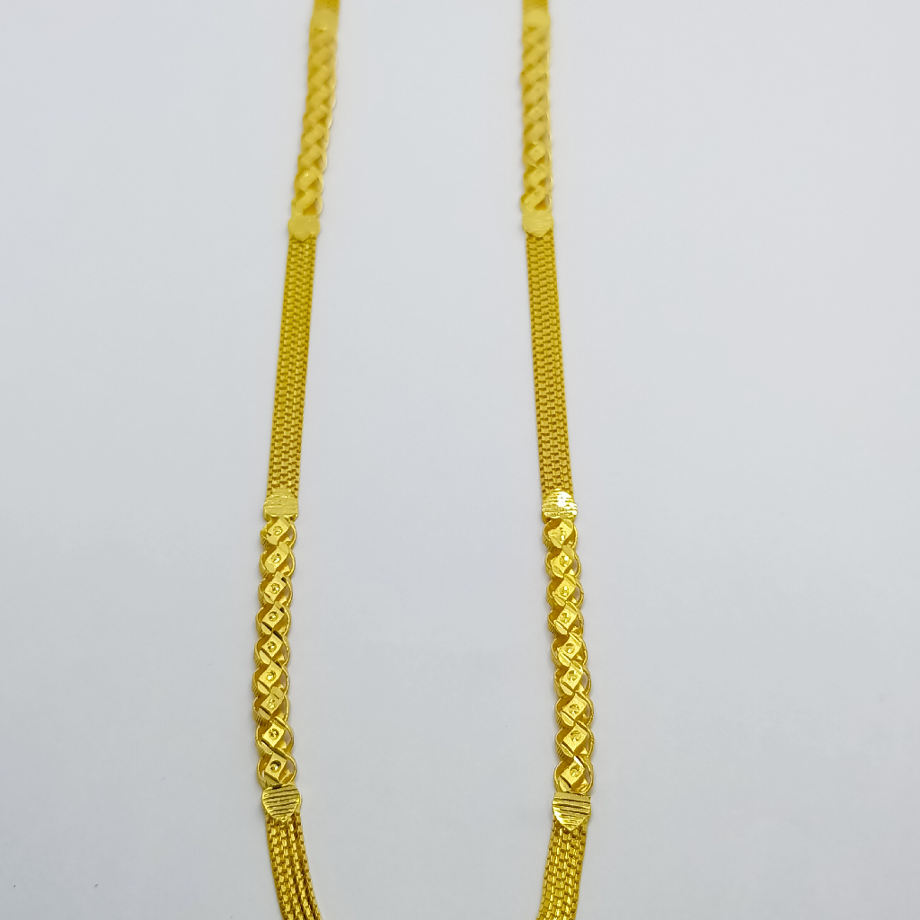 22k machine fitting gold chain