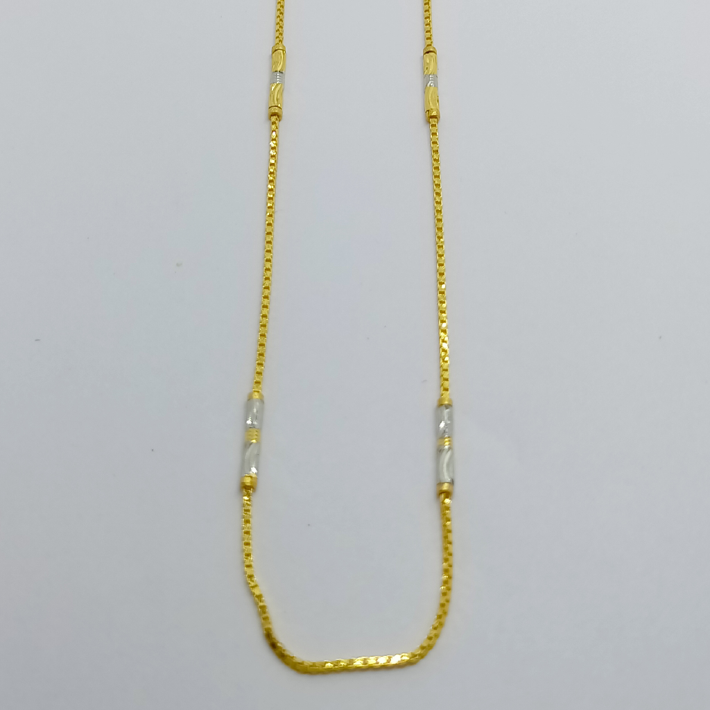 916 Lightweight Pipe Gold Chain - Image 2