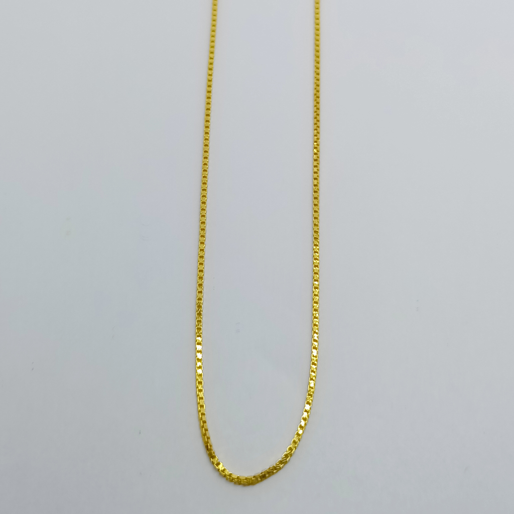 22crt lightweight Machine Gold Chain - Image 2