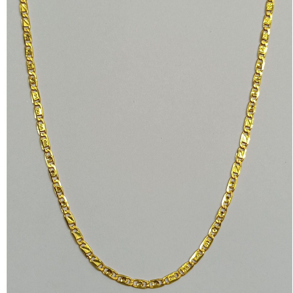916 Gold Hollow Chain For Men