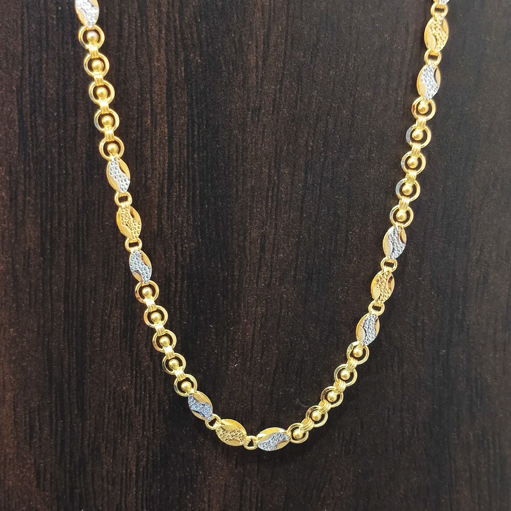22 carat gold handmade chain