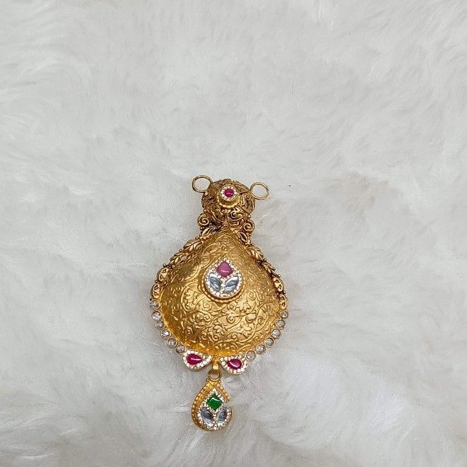 22crt gold antique mangalsutra pendants