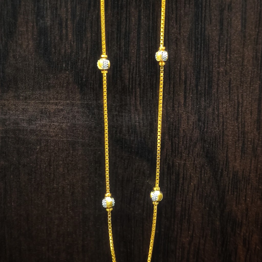 916 gold ladies lightweight chain 5gm