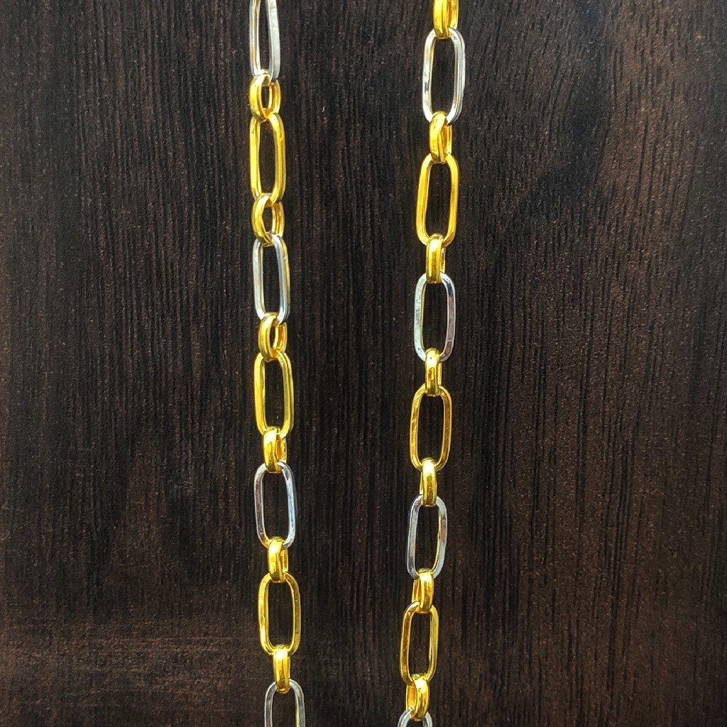 22 carat gold light weight gents chain
