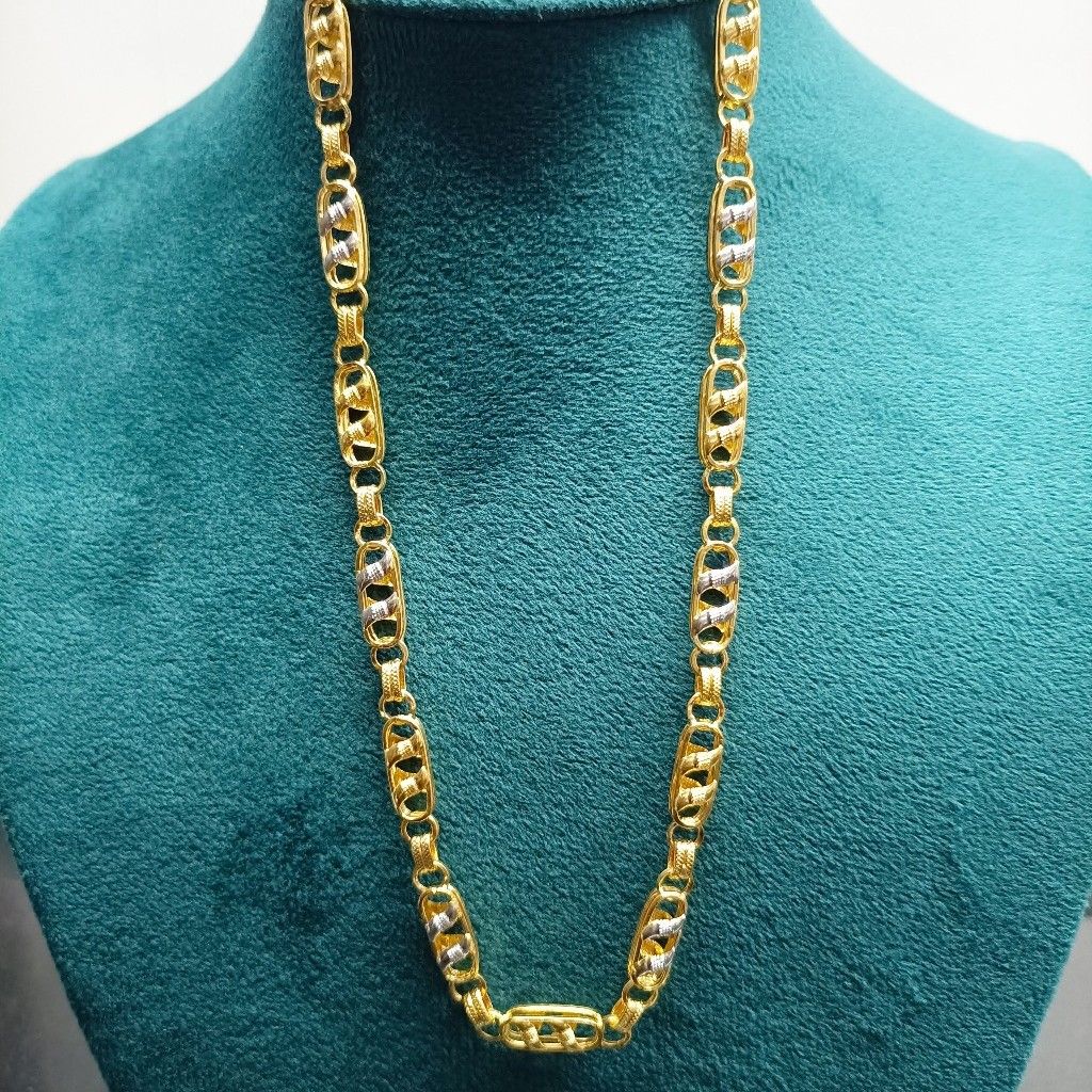 22crt Gold Hollow Chain