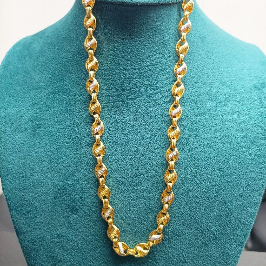 22crt Gold Hollow Chain