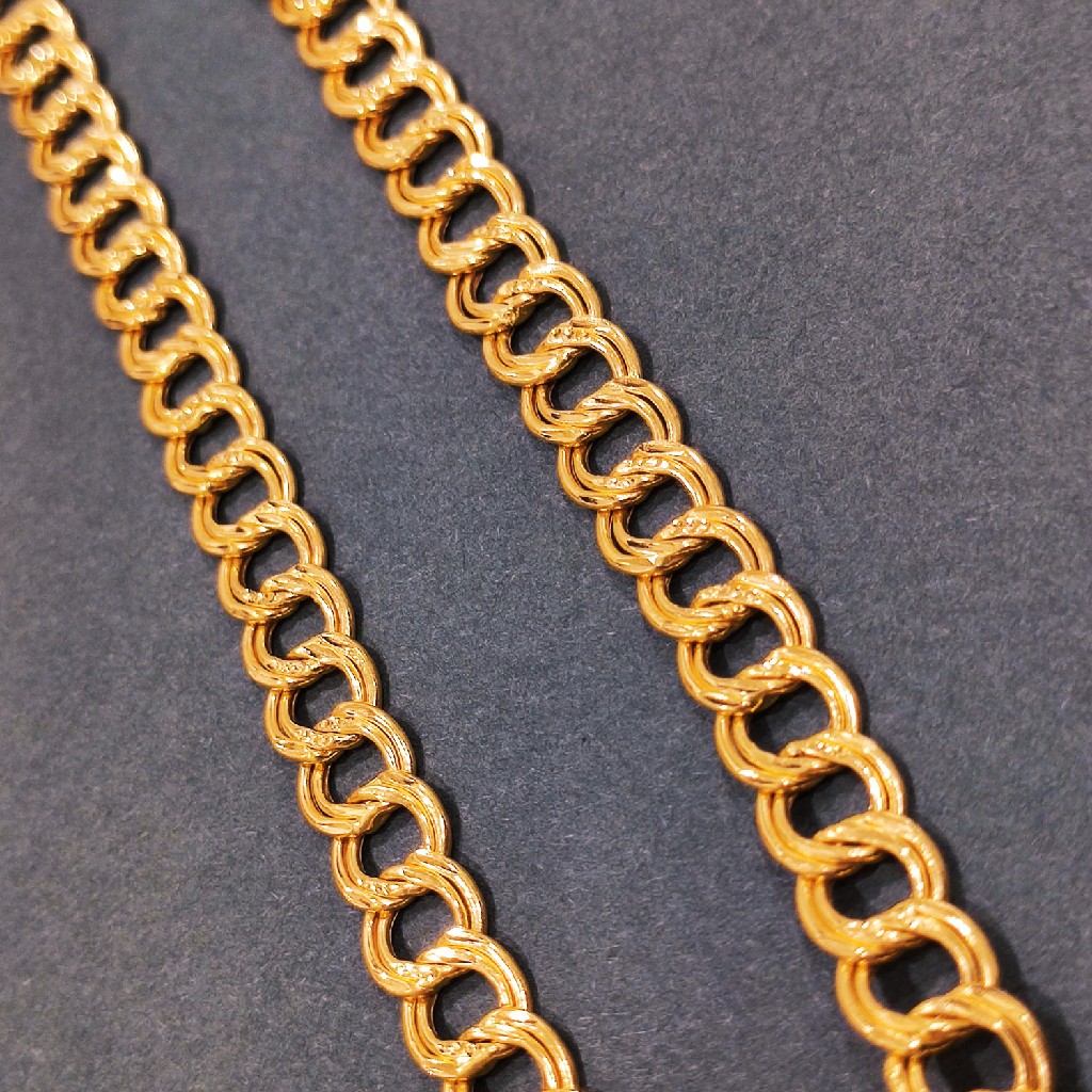 22 carat gold hollow chain